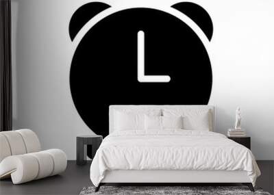 Clock Vector Icon Wall mural